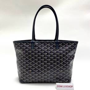 98% New Goyard Navy Blue Artois PM