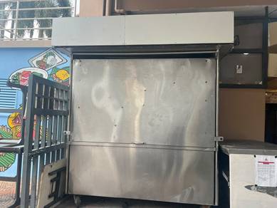 Stainless Steel Kiosk Food / Stall / Stor Buger