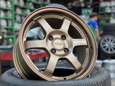 New 15 AOW TE37 Bronze Rim City Jazz Vios Myvi FL