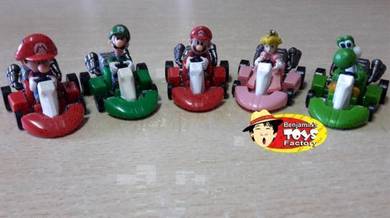 Super Mario Car Toy Set - 5 in 1 (full set)