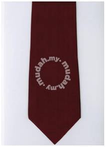 Hugo Boss Red Blinking Solid Formal Neck Tie
