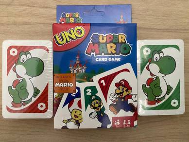 Uno Playing cards super mario