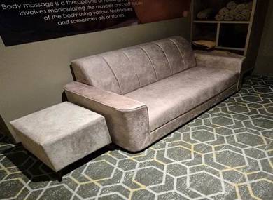 3 seaters sofa with 1 small stool