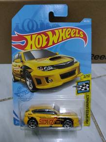 Hotwheels Yellow Subaru WRX STI Version 10