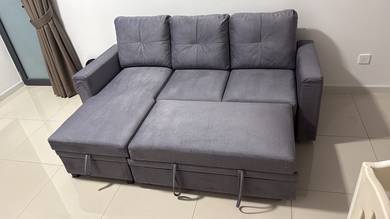 Sofa Bed L shape fabric easy clean