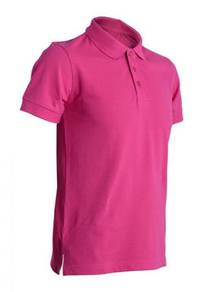 Baju Kolar Kosong Lacoste POLO PLAIN FUCHSIA ROSE