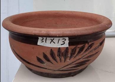 Clay flower pot 31x13cm (Used)