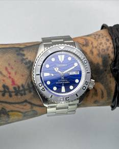 Custom Seiko Mod 42mm Blue Wave SKX Yachtmaster