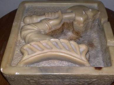 Ash tray hennessy marble ashtray