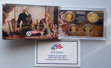 USA Mint Presidential  $1 Proof Coin set 2008