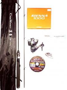 Shimano sienna 1000 reel combo lemoren carp master