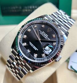Brand New Rolex Datejust 36mm 126234 Black Diamond