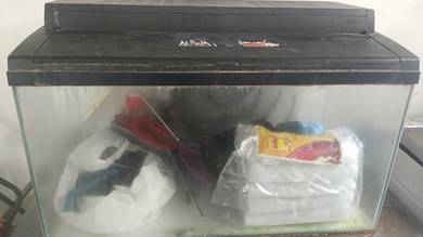 akuarium complete set 3 kaki