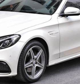 Mercedes W205 W206 Side Fender C63 GT Design Set
