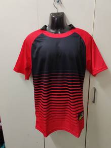 ITEM BARU_Polo Tee Rugby ARORA size L BlackRed