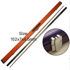 New model aluminum 1 piece 2 slot snooker cue box.