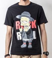 H15431 PUNK OVERDOSE BLACK SHORT SLEEVE T SHiRT