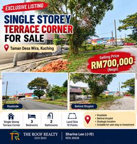 1-storey Terraced House For Sale in Kuching,SWK