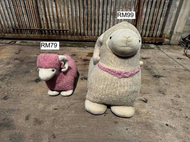 Lamb Sheep Plushie Chair Stool Kerusi Doll