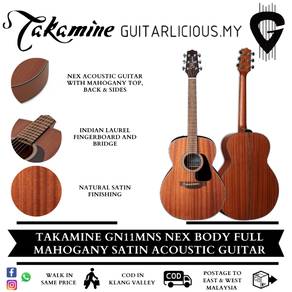 Takamine GN11MNS Nex Body Full Mahogany Satin