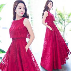 Red wedding bridal prom dress RBP0353