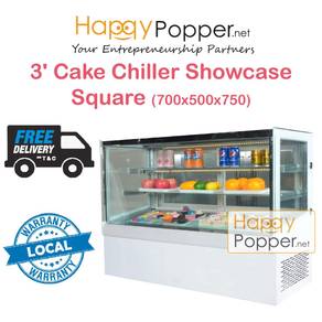 Cake Chiller Showcase Square 700 x 500 x 750