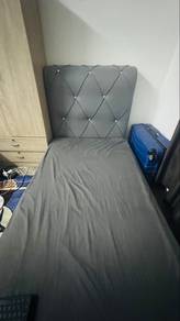 Single bed ,Grey colour, 7days old only
