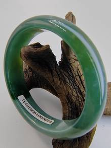 Gelang Jadeite 57.80mm X 51.00mm Ice Bluish Green