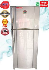 Fridge DOUBLE DOOR toshiba jumbo silver