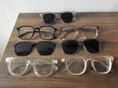 Borong 5 Unit Cermin Mata Fesyen & Clip-On Sunglas