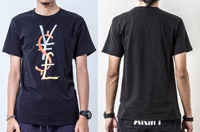 BLACK T-SHiRT LENGAN PENDEK HiTAM CLOT DOLLAR SIGN