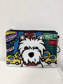 Marc Tetro Westie Dog NYC Zipper Pouch