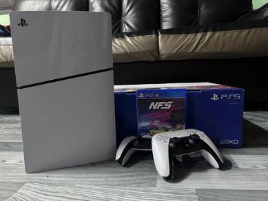 PS5 Slim Disc Edition 1TB + 2 Controller + Game NF