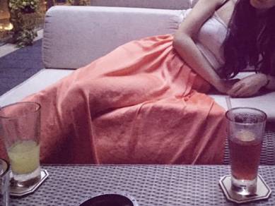 Pull & Bear orange dress