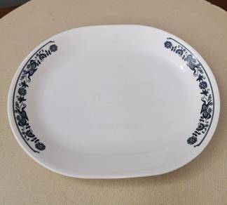 Corelle old town blue platter