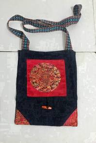 Cotton Chinese Embroidered Design Sling Bag