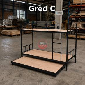 Katil Double Decker With Pull Out Medium Duty