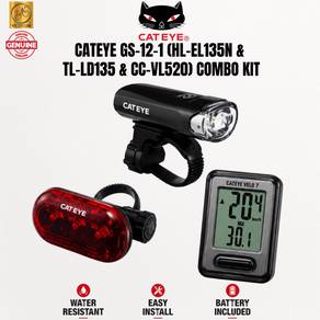 CATEYE GS-12-1 Bicycle Light Combo Kit