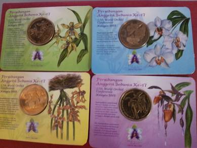 Malaysia World Orchid Conference Medallion Coin