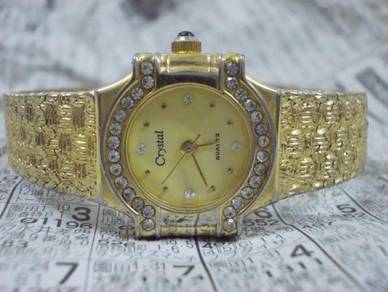 Vintage Crystal lady watch
