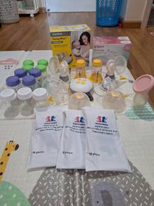 Medela breast pump and accessories 