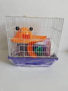 HC604 Sangkar Hamster Cage Set 28cm x 21cm x 31cm