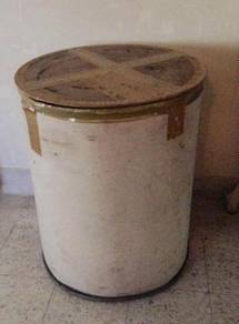 Big Storage Drums (1970s) Height 21 inches