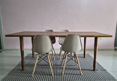 Meja Makan 6 Seater - Dining Table Wood Design