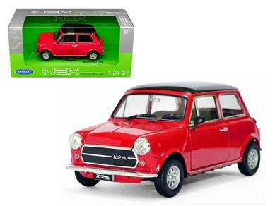 1/24 Classic Mini Cooper 1300 Red W/ Black top