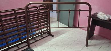 Bed frame queen size with free mattress