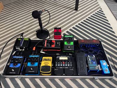 Guitar effects, Vocal effects, EQ, Cables and Case