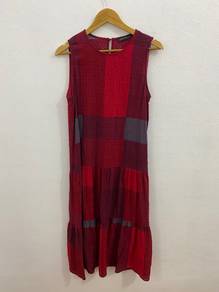 Zanzea Collection Red Patchwork Maxi Dress