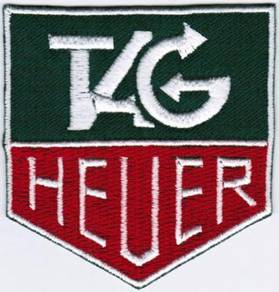 TAG Heuer Badge Iron On Embroidered Badge Patch