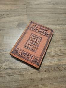 67 years old - English Grammer Book ANTIQUE